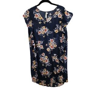 SEAFOLLY Dress Womans Small BlueMid Summer Maxi Beach Dress Swim Cover Up Floral